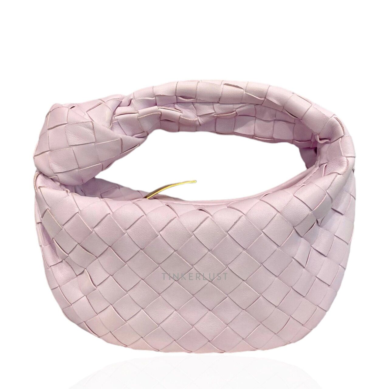 ラスト1点＊BOTTEGA VENETA＊Mini Jodie lotusハスの花ピンク系 Bottega Beneta Mini Jodie Bag Light Pink Lambskin Leather